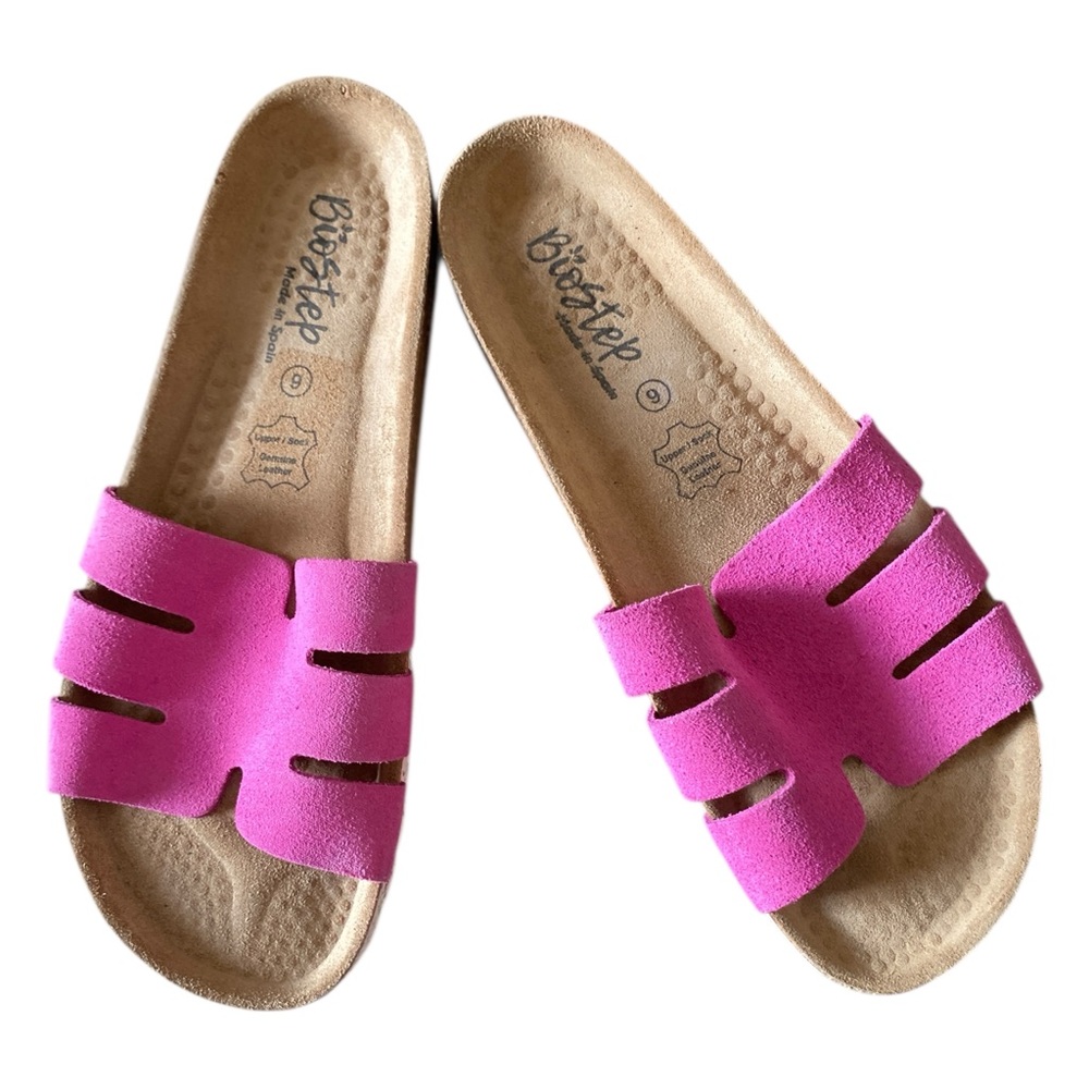 Biostep women's pink slide sandals Sz 6